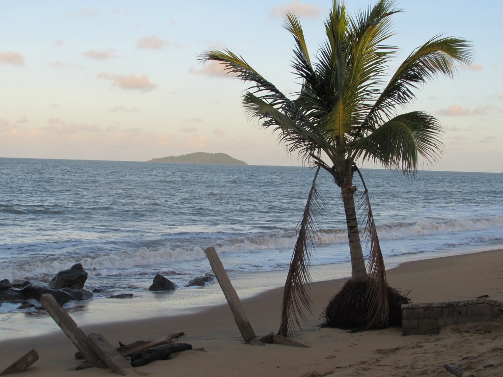 Fransk Guyana stranden Cayenne